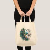 Peace be still grocery tote トートバッグ (正面(商品))