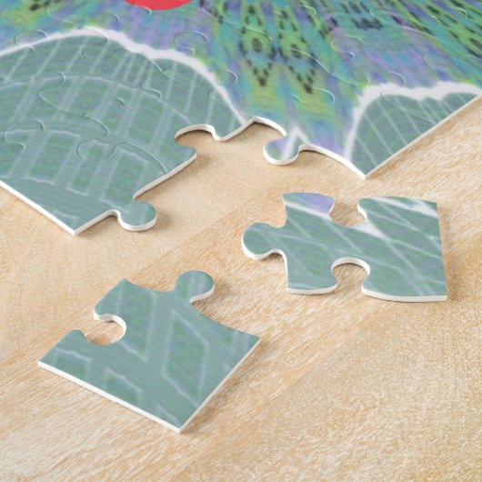 Peace Be With 感動的 You Graphic Art文字 ジグソーパズル (側面)