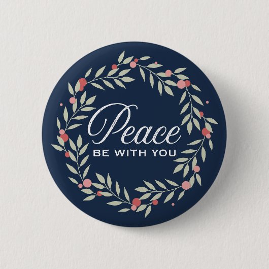 Peace Be With Youリース 缶バッジ (正面)