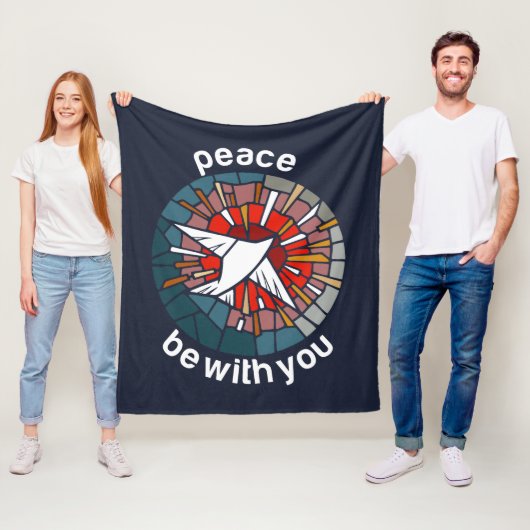 Peace be with you フリースブランケット (インサイチュ)