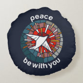 Peace be with you ラウンドクッション (裏面)