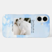 Peace Bible Verse One Photo Soft Blue Sky Case-Mate iPhoneケース (裏面 (横))