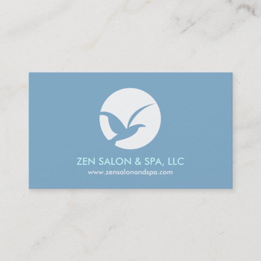 Peace Birdロゴサロン/スパ名刺 名刺 (正面)