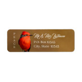 Peace Bird Return Address Labels ラベル (正面)