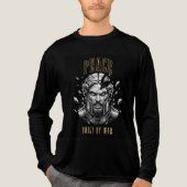 Peace Built By War - Battle Hardened Warrior トライブレンドＴシャツ (正面)