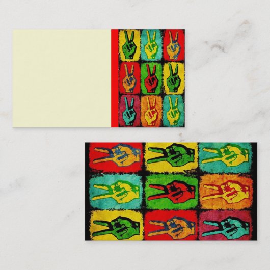 Peace Business Card 名刺 (正面/裏面)