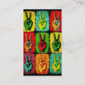 Peace Business Card 名刺 (裏面)