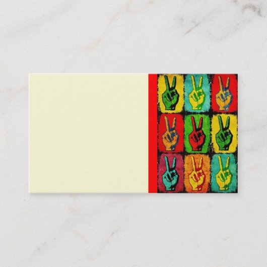 Peace Business Card 名刺 (正面)