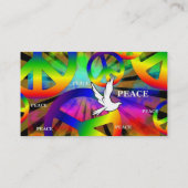 Peace Business Card 名刺 (裏面)
