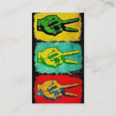 Peace Business Card 名刺 (裏面)