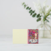 Peace Business Card 名刺 (スタンド正面)