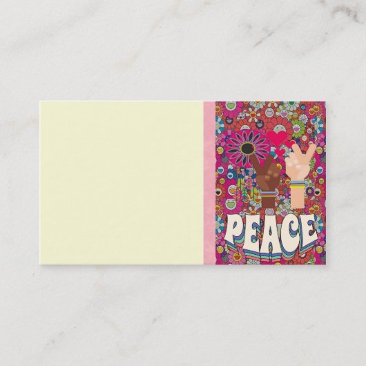 Peace Business Card 名刺 (正面)