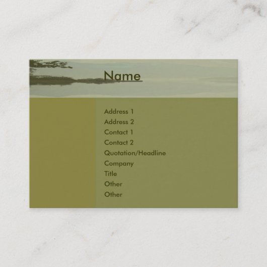 Peace Business Card 名刺 (正面)