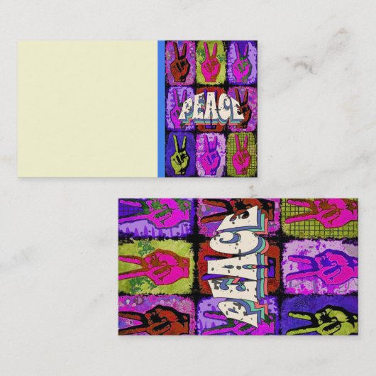 Peace Business Card 名刺 (正面/裏面)