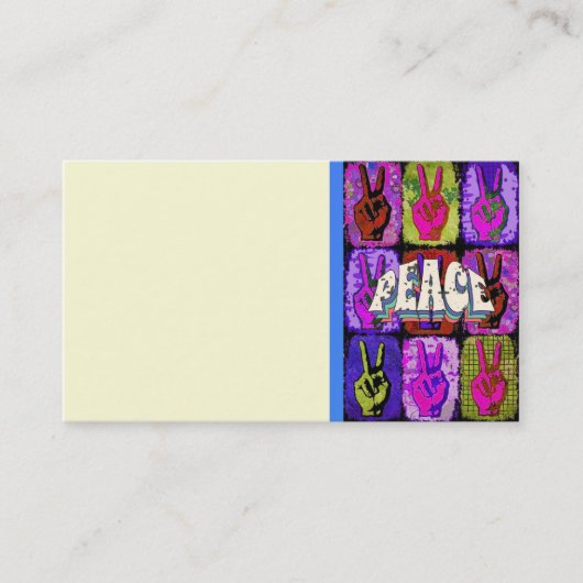 Peace Business Card 名刺 (正面)