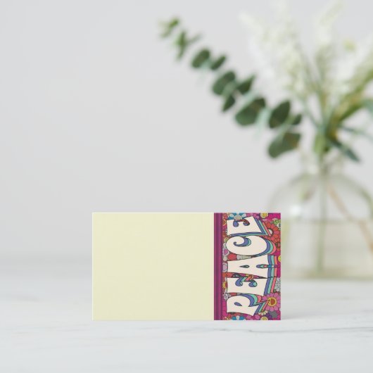 Peace Business Card 名刺 (スタンド正面)