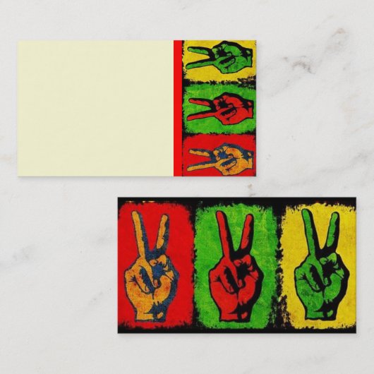 Peace Business Card 名刺 (正面/裏面)