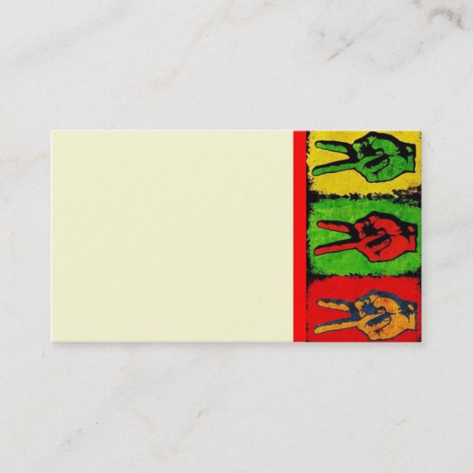 Peace Business Card 名刺 (正面)