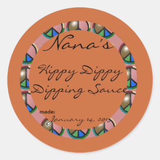 Peace Canningの蓋カバー – 2.5インチの蓋用サイズ ラウンドシール