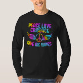 Peace Card Game Cribbage Game Night Peace Love Cri Tシャツ (正面)