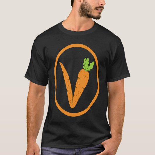 Peace Carrot Tシャツ (正面)
