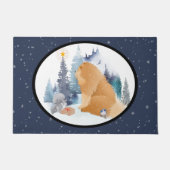 PEACE Chowホリデー形式 ドアマット (正面)