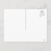 PEACE Chow犬の休日はがき シーズンポストカード (裏面)