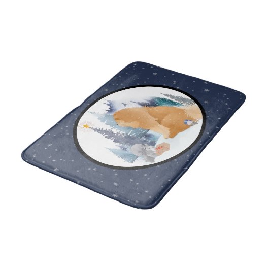PEACE Chow holiday MEDIUM CRATE/bath mat バスマット (アングル)