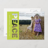 Peace Christmas写真はがき シーズンポストカード (正面/裏面)