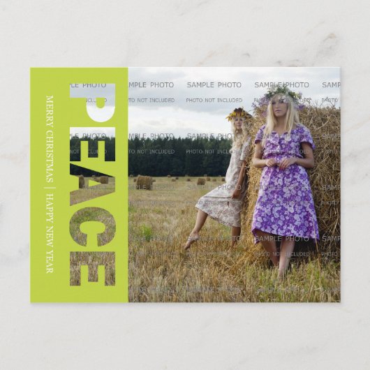 Peace Christmas写真はがき シーズンポストカード (正面)