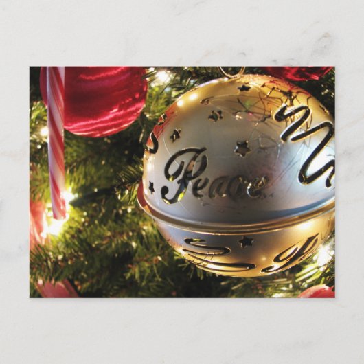 Peace Christmas Ornament シーズンポストカード (正面)
