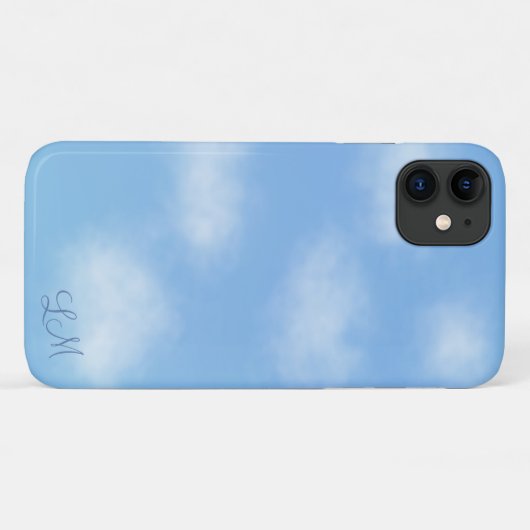Peace Clouds電話パーソナライズされたケース Case-Mate iPhoneケース (裏面(横))