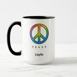 Peace Colorful Unisex マグカップ