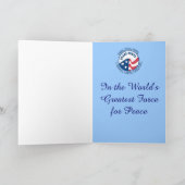 Peace Corps割り当てグリーティングカード カード (内部)