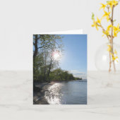 Peace Cove on the Lake、ノートカー空白のド カード (黄色い花)