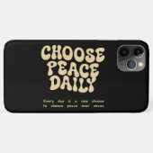 Peace Daily Case - Calm Tech Vibe Case-Mate iPhoneケース (裏面(横))