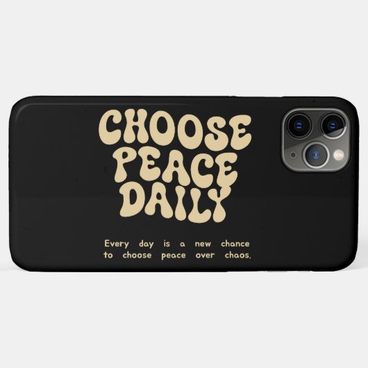 Peace Daily Case - Calm Tech Vibe Case-Mate iPhoneケース (裏面(横))