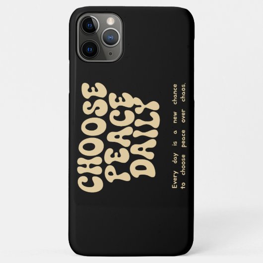 Peace Daily Case - Calm Tech Vibe Case-Mate iPhoneケース (裏面)