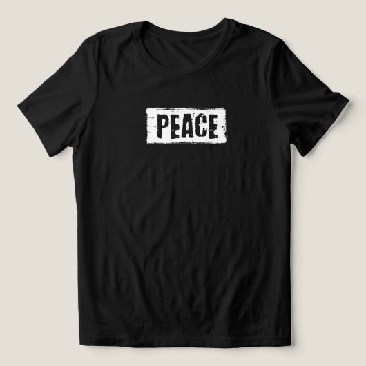 Peace Double Sided トライブレンドTシャツ (デザイン正面)