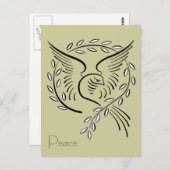 Peace Doveはがき ポストカード (正面/裏面)