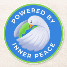 Peace Dove紙コースター – Powered by Inner Peace