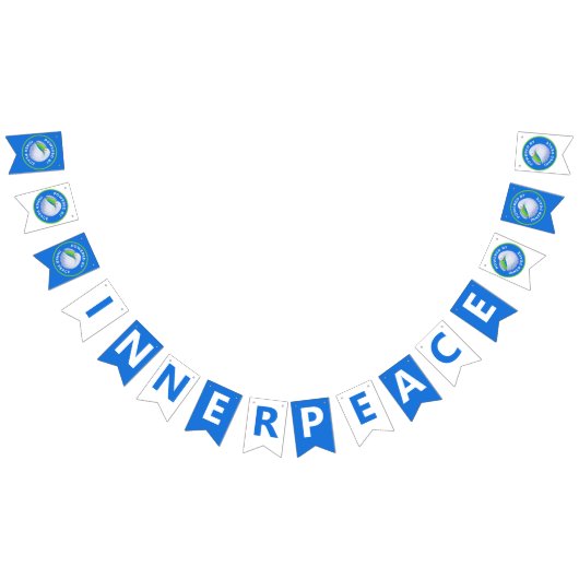 Peace Dove Bunting Banner - Powered by Inner Peace バンティングフラッグ (全)