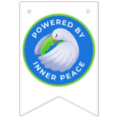 Peace Dove Bunting Banner - Powered by Inner Peace バンティングフラッグ (第2の旗)