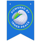 Peace Dove Bunting Banner - Powered by Inner Peace バンティングフラッグ (第3の旗)