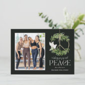 Peace Dove Business Holidayフォトカード シーズンカード (スタンド正面)