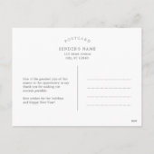 Peace Dove Business Holiday Cardはがき シーズンポストカード (裏面)