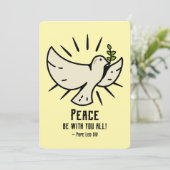 Peace Dove Card - "Peace Be With You All!" シーズンカード (スタンド正面)