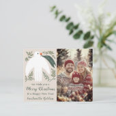 Peace Dove Christmasのカスタム写真 シーズンポストカード (スタンド正面)