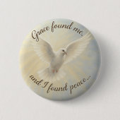 Peace Dove Custom Button Design... 缶バッジ (正面)