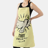 Peace Dove Eプロン – "Peace Be With You All!" エプロン (インサイチュ)
